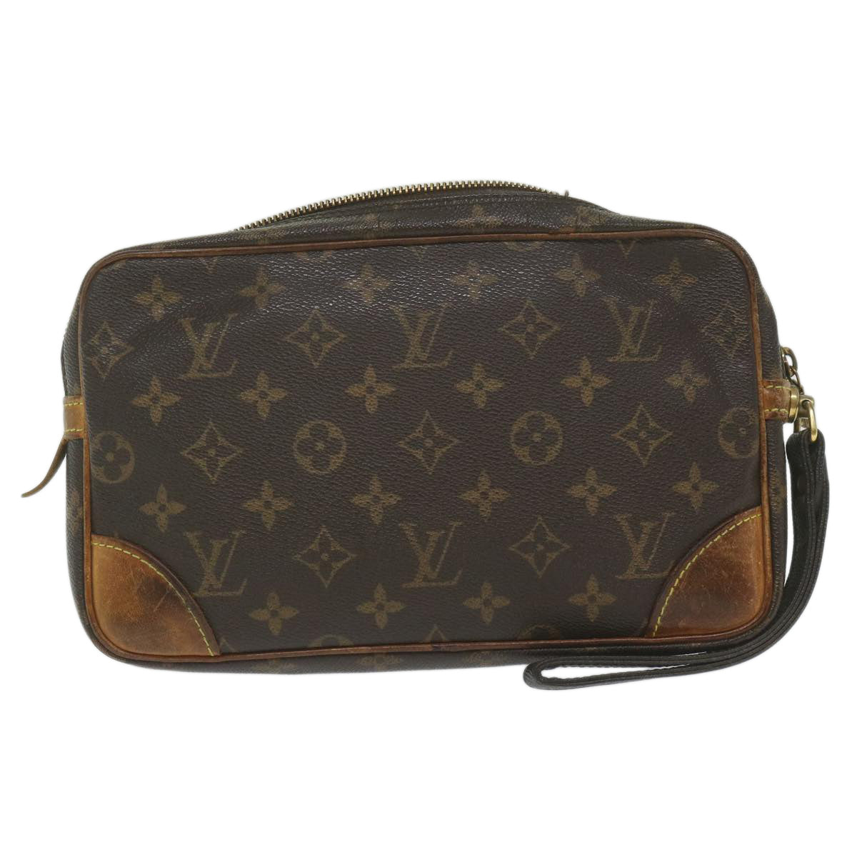 LOUIS VUITTON Monogram Marly Dragonne GM Clutch Bag M51825 LV 62546