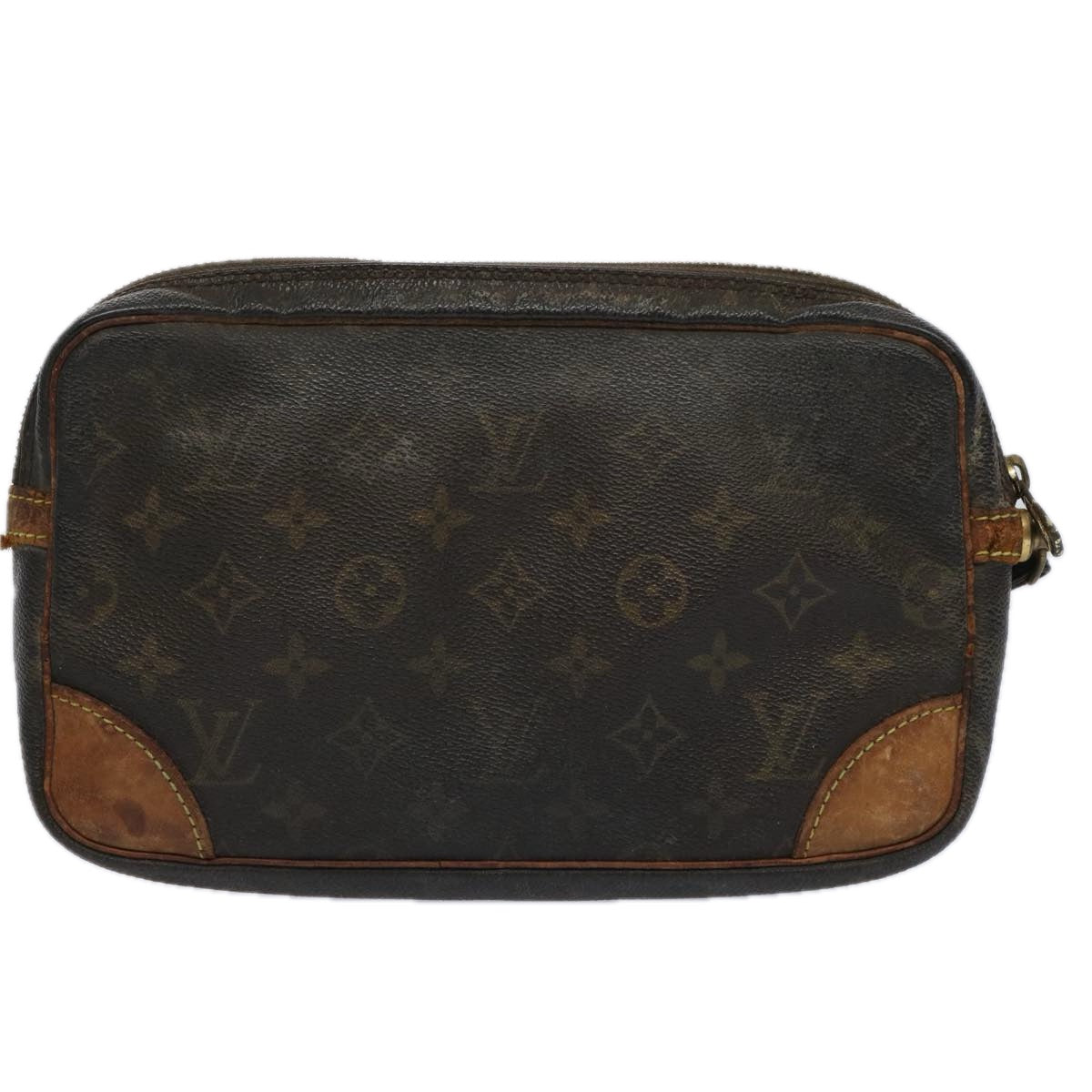 LOUIS VUITTON Monogram Marly Dragonne GM Clutch Bag M51825 LV 62547