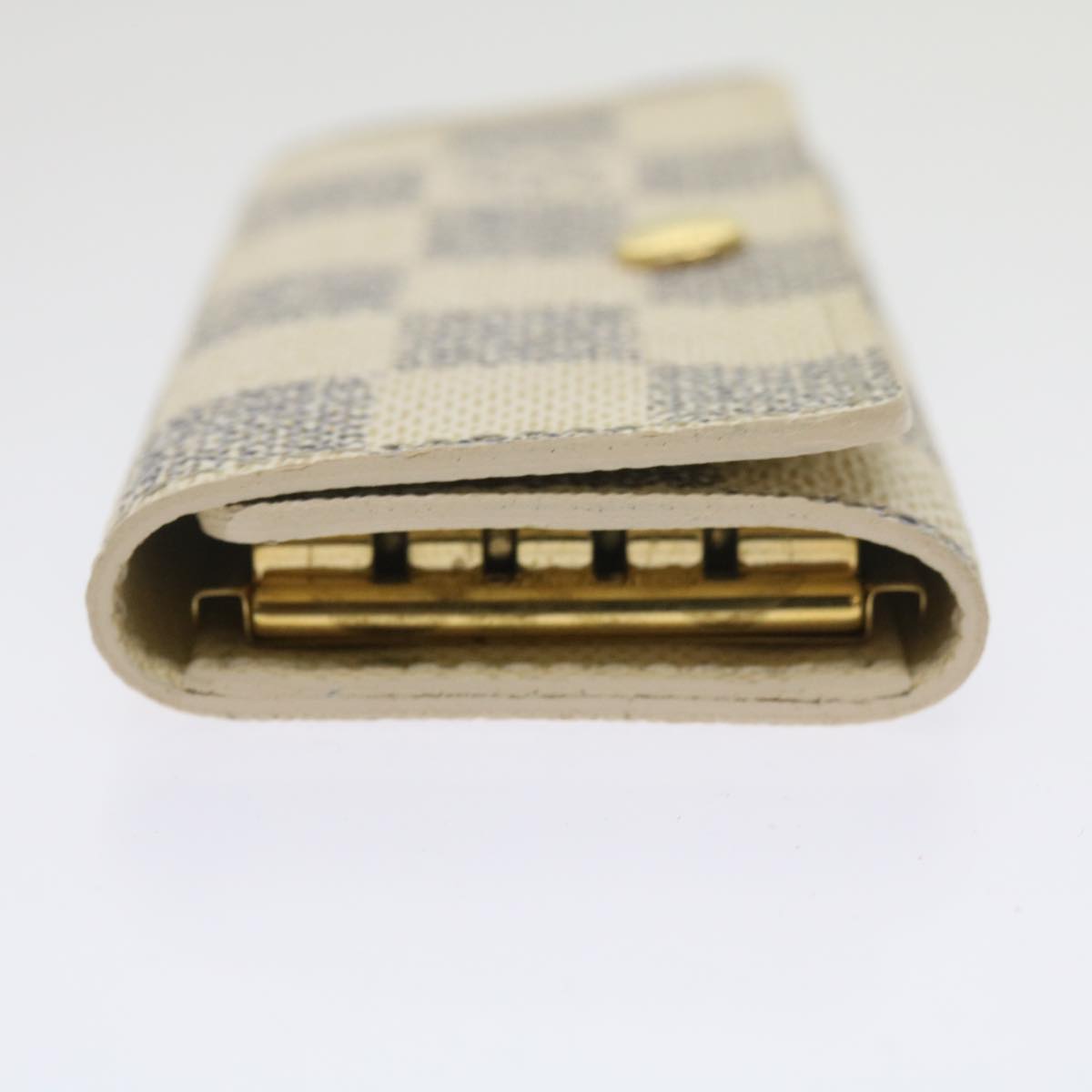 LOUIS VUITTON Damier Azur Multi Cles 4 Key Case N60020 LV 62561