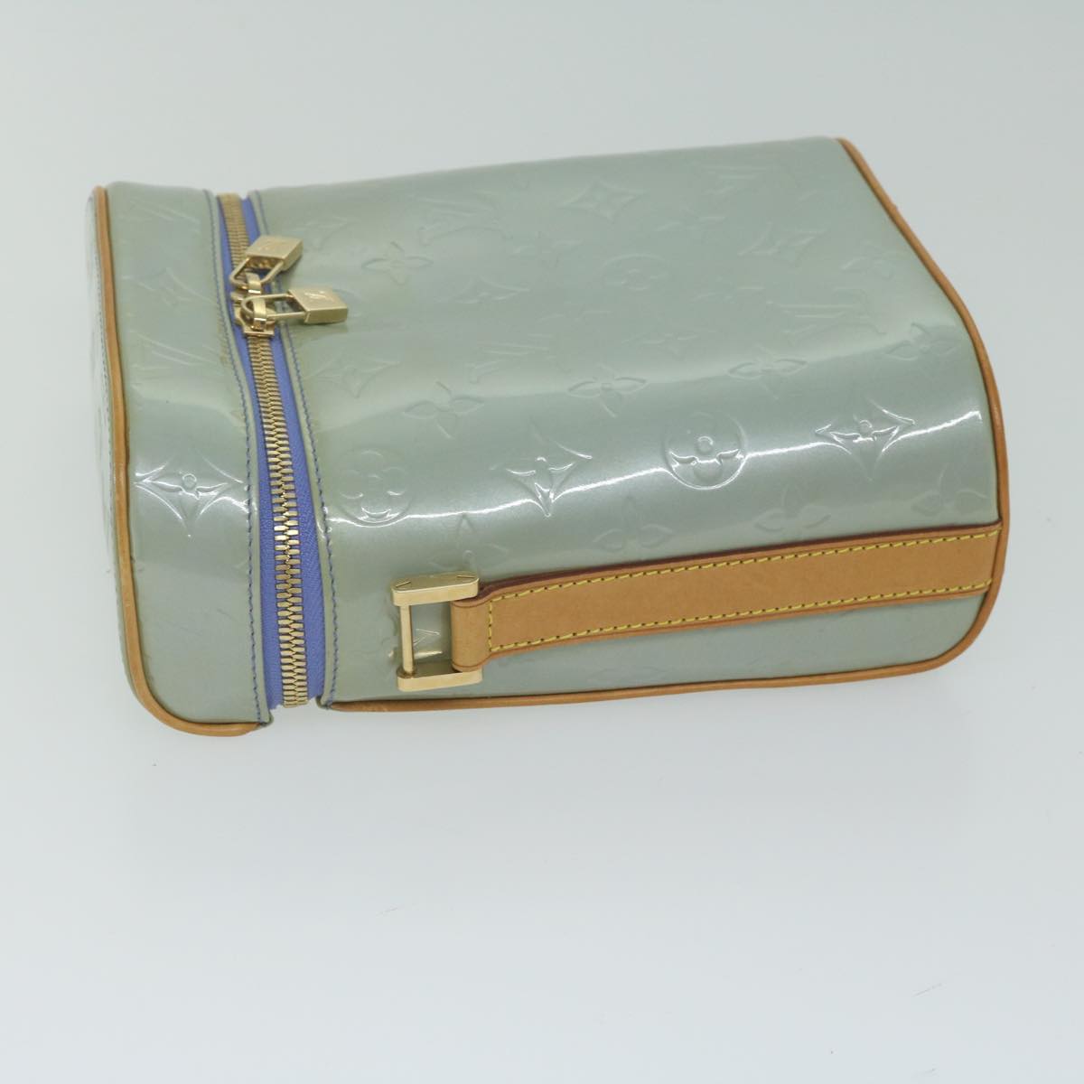 LOUIS VUITTON Monogram Vernis Sullivan Vertical Bag Lavande M91258 LV 62573