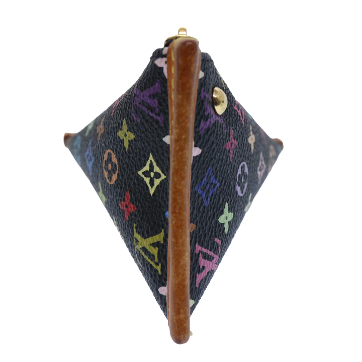 LOUIS VUITTON Monogram Multicolor Berlingo Coin Purse Black M58029 62648