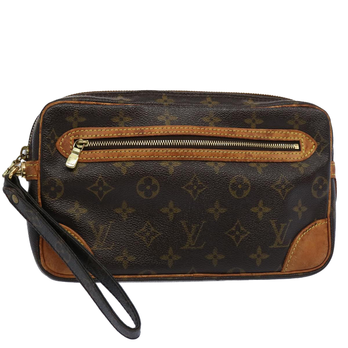 LOUIS VUITTON Monogram Marly Dragonne GM Clutch Bag M51825 LV 62651