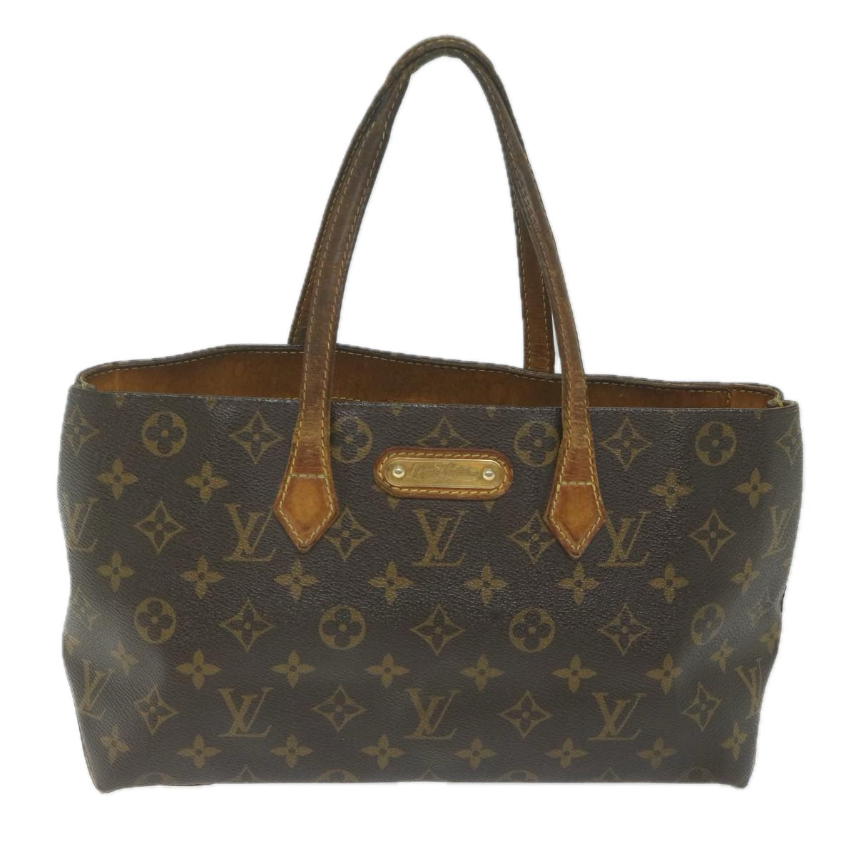 LOUIS VUITTON Monogram Wilshire PM Hand Bag M40595 LV 62688
