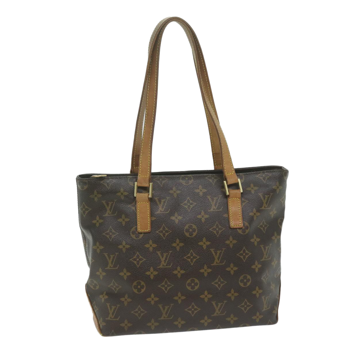 LOUIS VUITTON Monogram Cabas Piano Tote Bag M51148 LV 62689