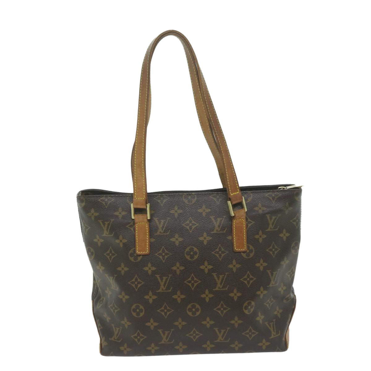 LOUIS VUITTON Monogram Cabas Piano Tote Bag M51148 LV 62689