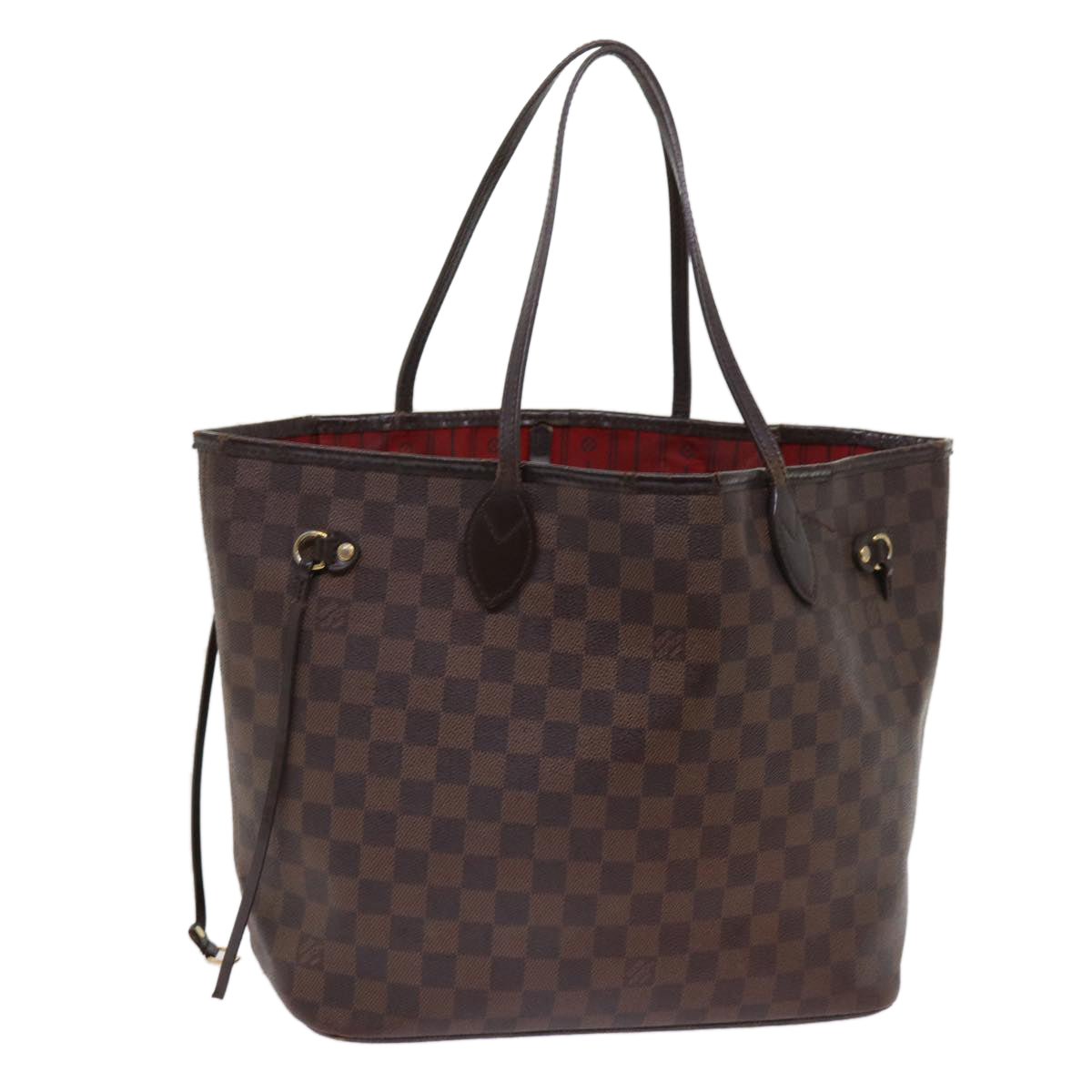 LOUIS VUITTON Damier Ebene Neverfull MM Tote Bag N51105 LV 62716