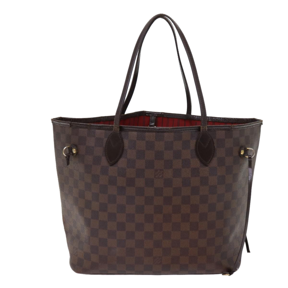 LOUIS VUITTON Damier Ebene Neverfull MM Tote Bag N51105 LV 62716