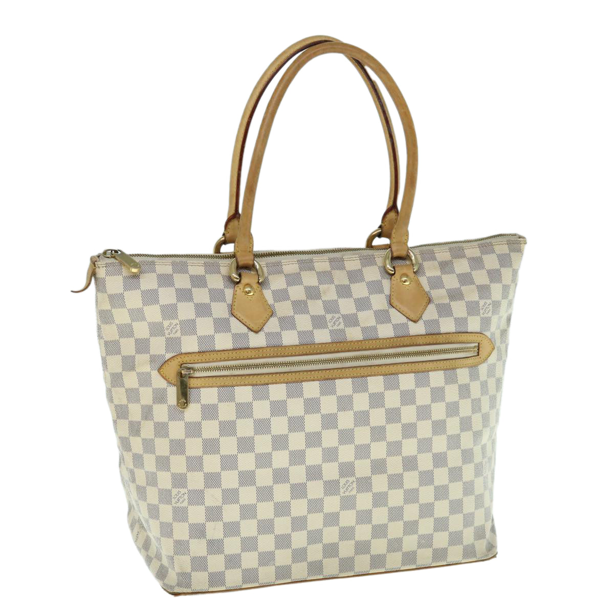 LOUIS VUITTON Damier Azur Saleya GM Tote Bag N51184 LV 62717