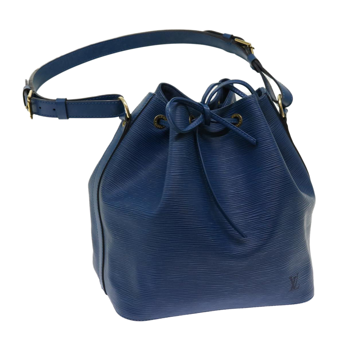LOUIS VUITTON Epi Petit Noe Shoulder Bag Blue M44105 LV 62718