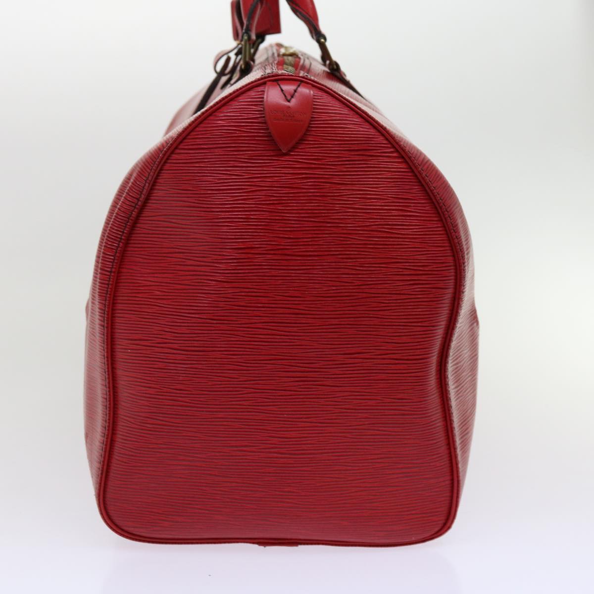 LOUIS VUITTON Epi Keepall 50 Boston Bag Red M42967 LV 62731