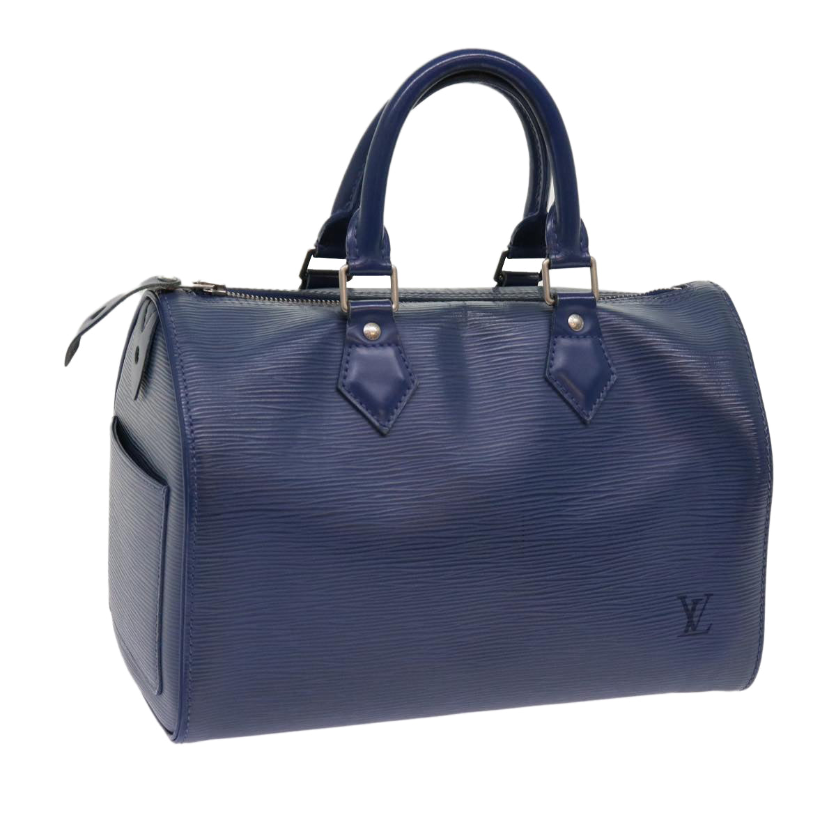 LOUIS VUITTON Epi Speedy 25 Hand Bag Blue Myrtille M5923G LV 62734