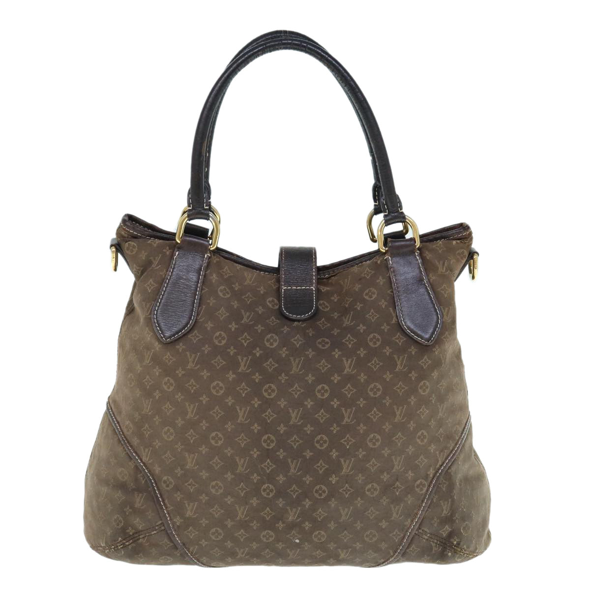 LOUIS VUITTON Monogram Idylle Elegy Hand Bag Black M56696 LV 62741