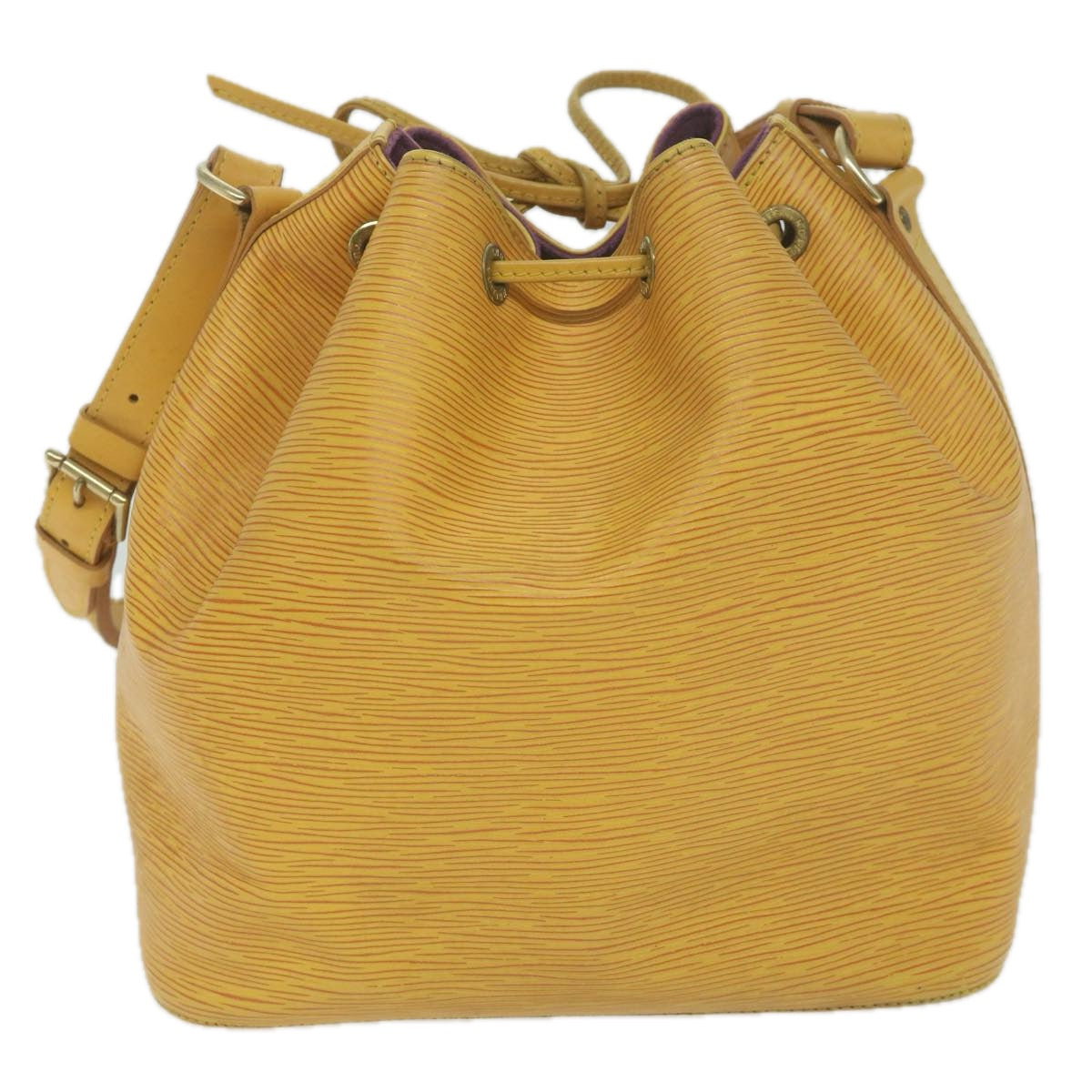 LOUIS VUITTON Epi Petit Noe Shoulder Bag Tassili Yellow M44109 LV 62813