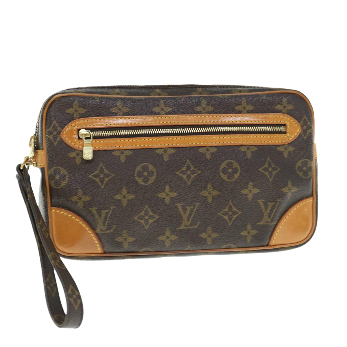 LOUIS VUITTON Monogram Marly Dragonne GM Clutch Bag M51825 LV 62824