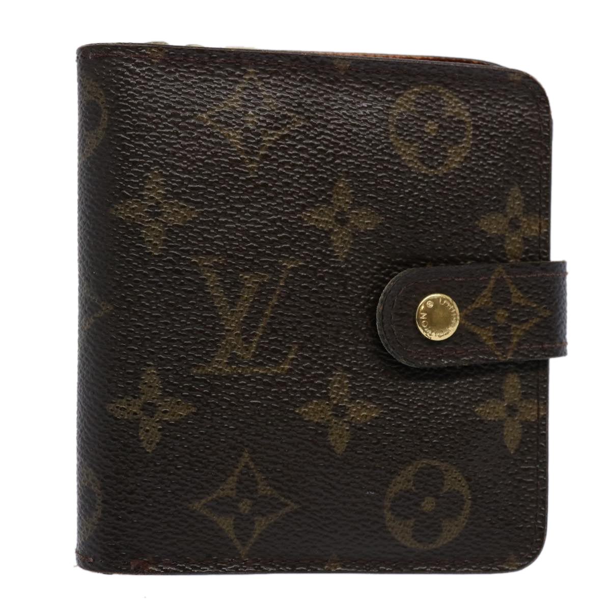LOUIS VUITTON Monogram Compact Zip Wallet M61667 LV 62880