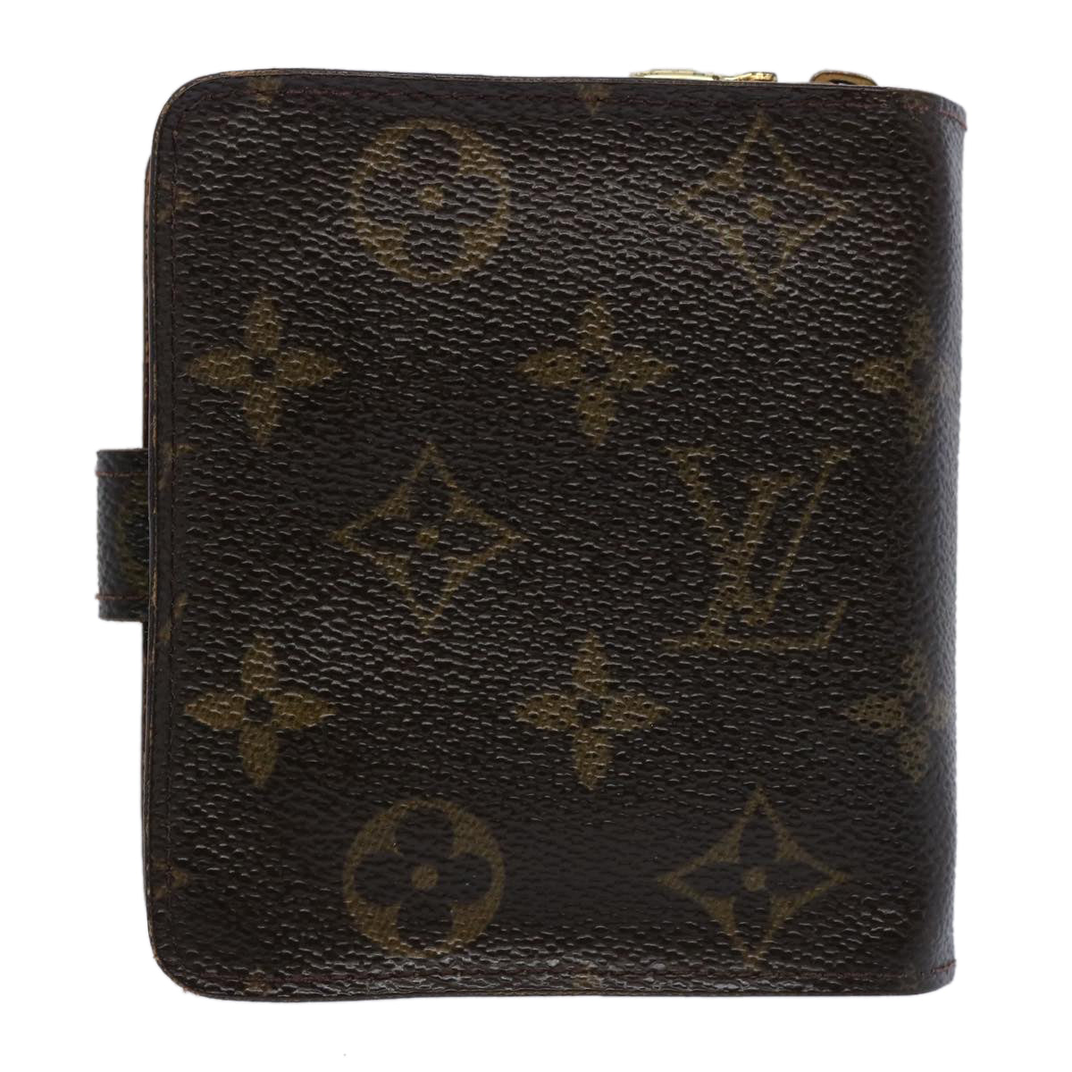 LOUIS VUITTON Monogram Compact Zip Wallet M61667 LV 62880