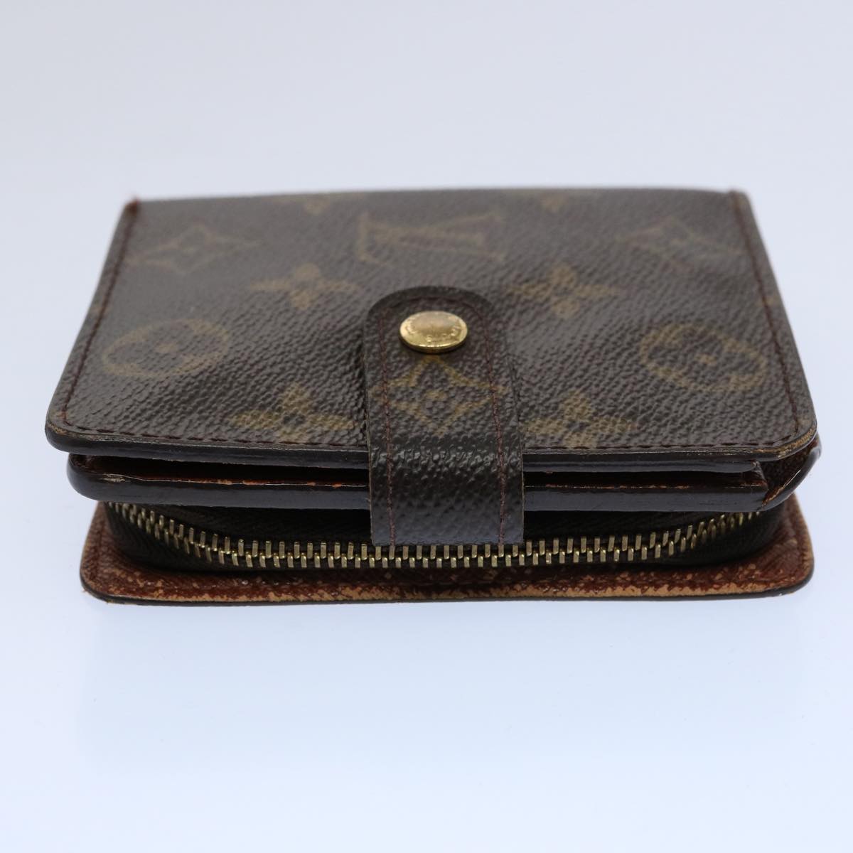LOUIS VUITTON Monogram Compact Zip Wallet M61667 LV 62880