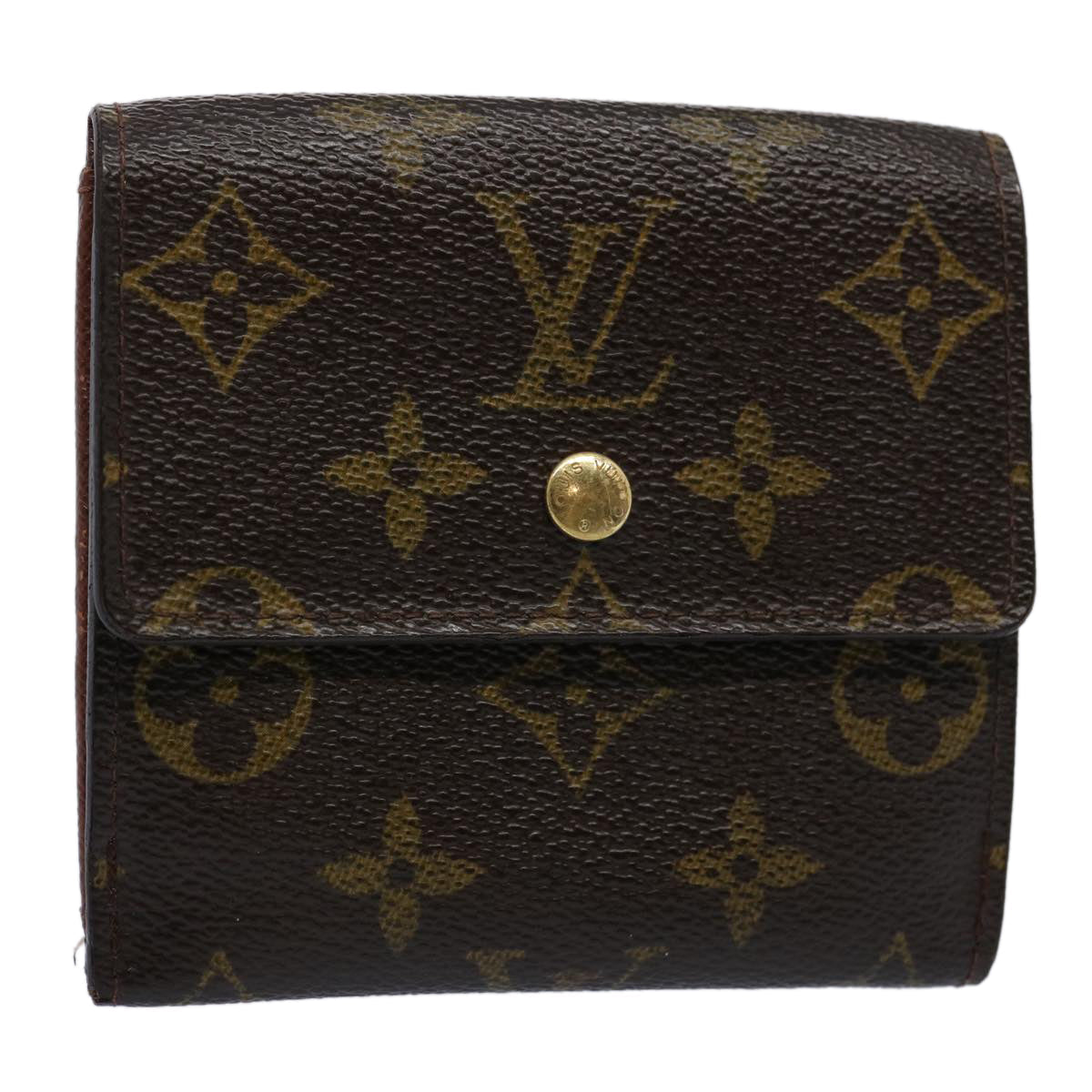 LOUIS VUITTON Monogram Portefeuille Elise Wallet M61654 LV 62881