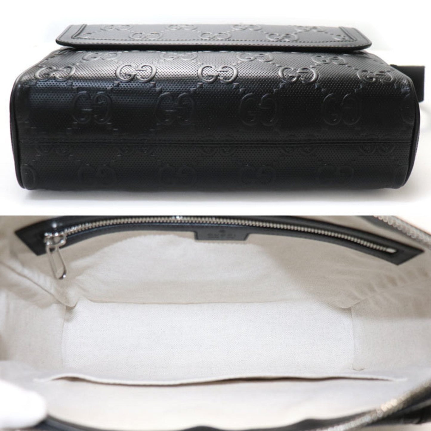 Luxury Gucci Trending 2025 Gg Embossé  Leather Shopper Bag ()