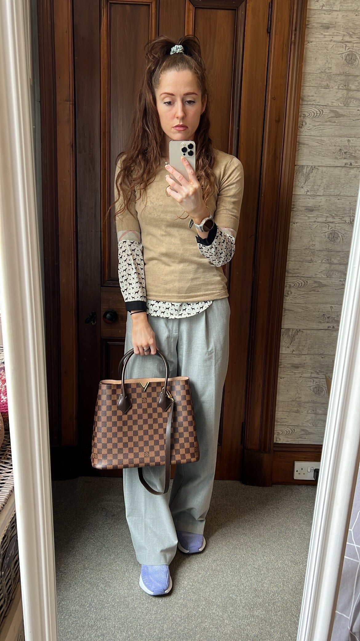 Louis Vuitton Kensington Tote Damier Ebene