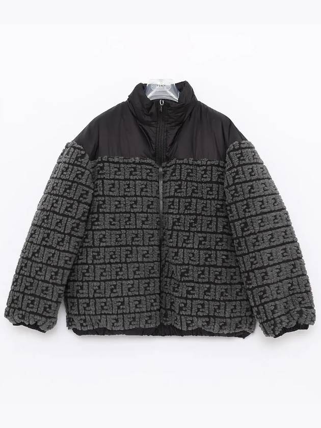 Luxury Fendi Kids Goose Down Padding Black