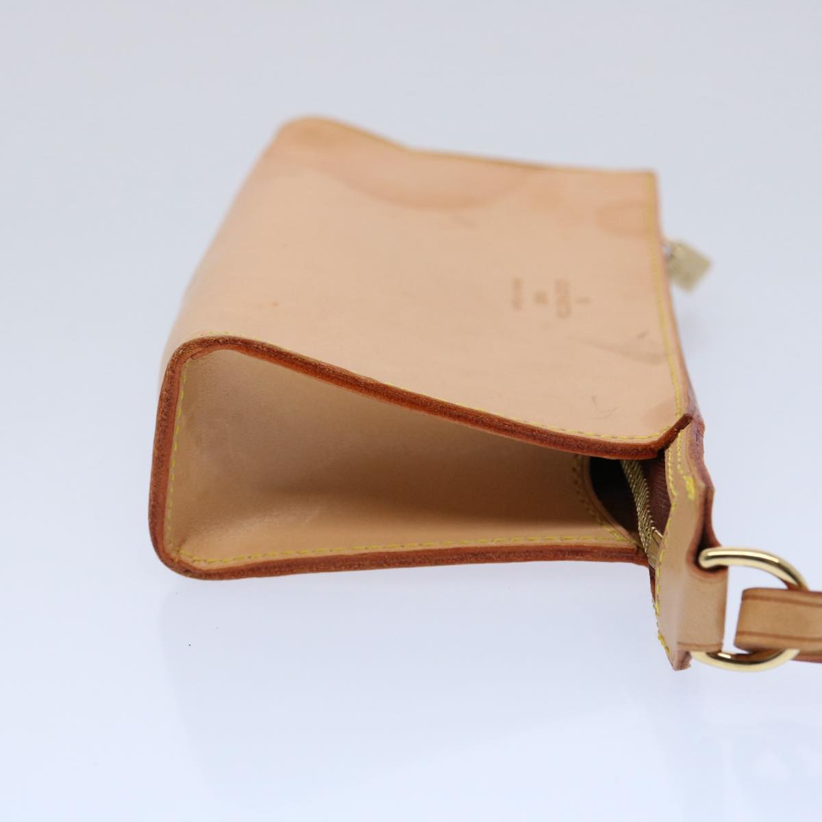 LOUIS VUITTON Nomad Cabas Ambre PM Pouch Leather Beige M92502 LV 63009