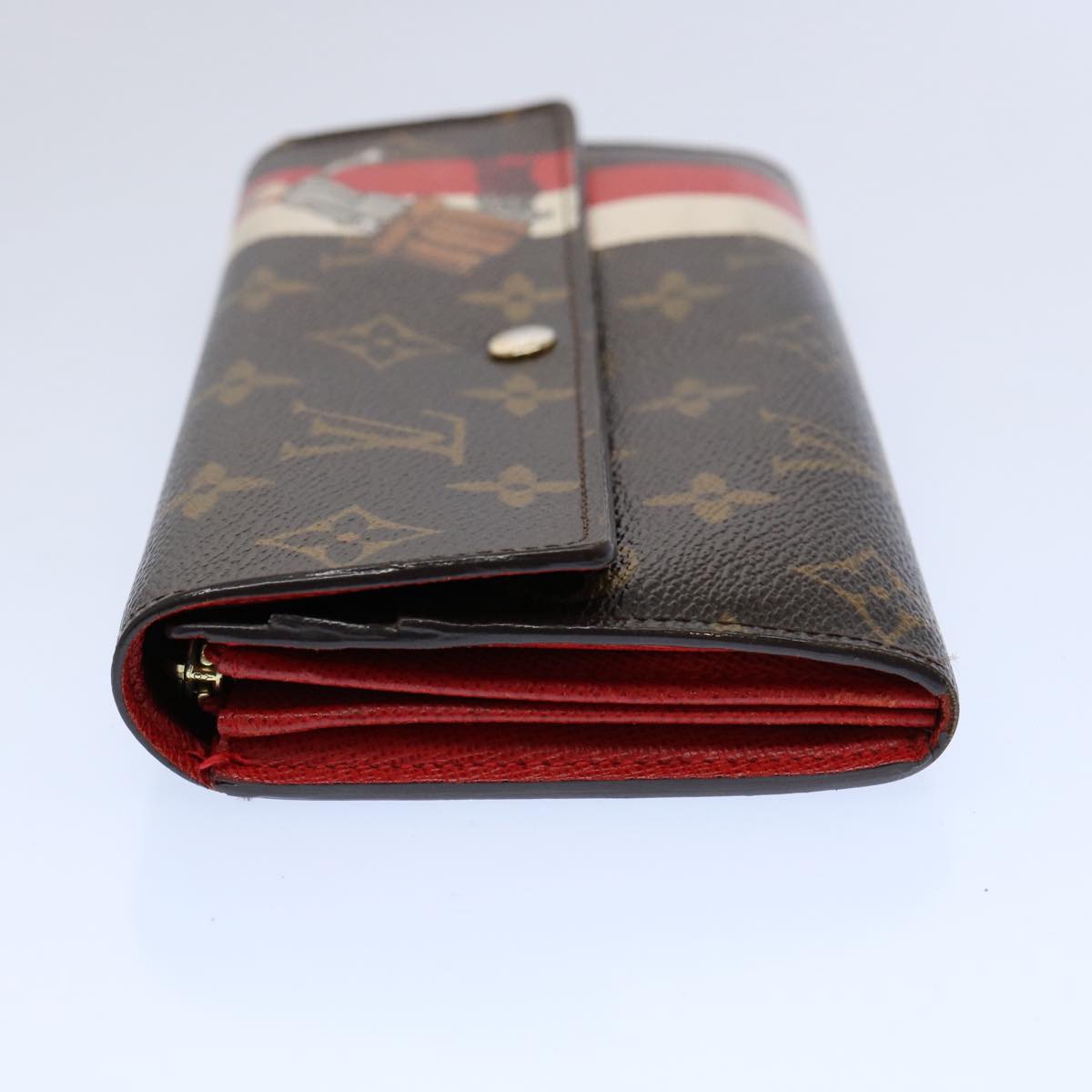 LOUIS VUITTON Monogram Groom Bellboy Portefeiulle Sarah Wallet M60034 63012