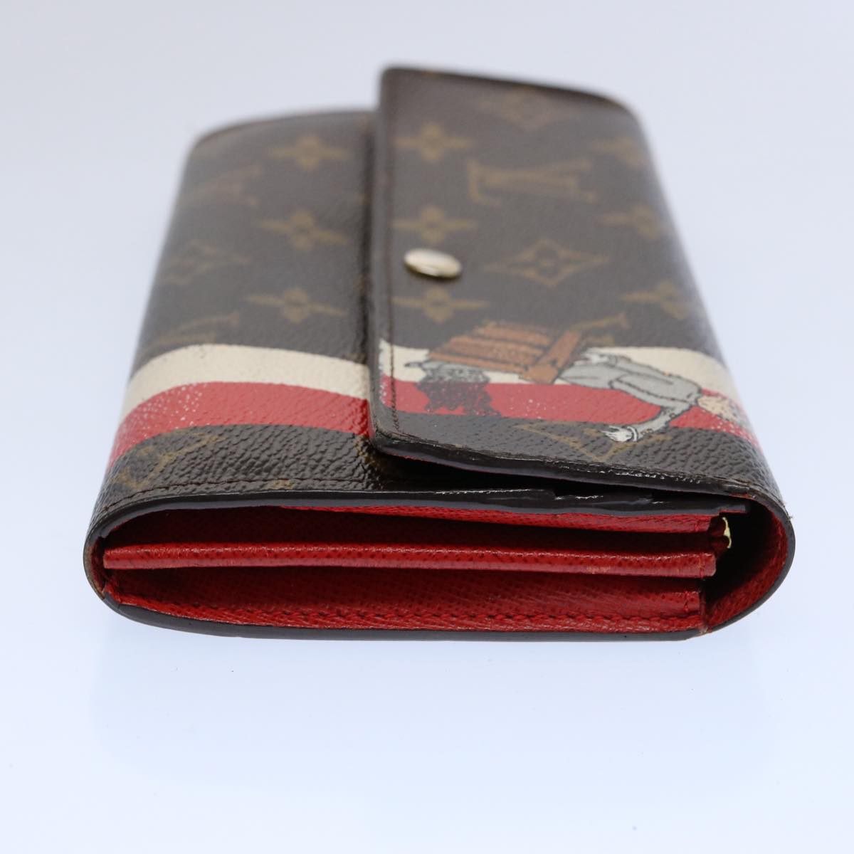 LOUIS VUITTON Monogram Groom Bellboy Portefeiulle Sarah Wallet M60034 63012