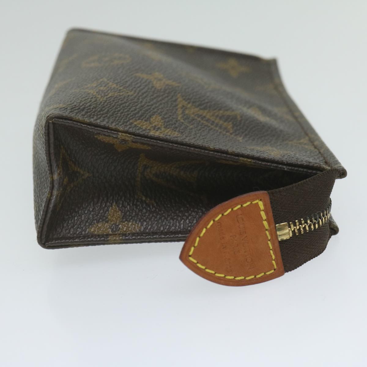 LOUIS VUITTON Monogram Poche Toilette 15 Pouch M47546 LV 63035