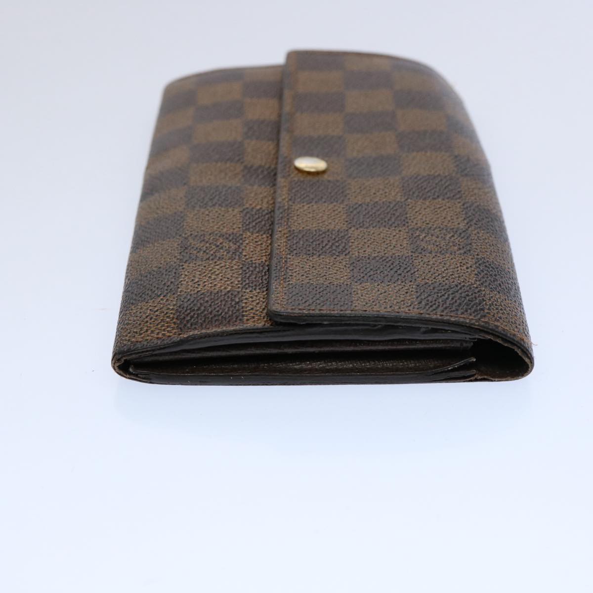LOUIS VUITTON Damier Ebene Portefeuille Sarah Long Wallet N61734 LV 63038