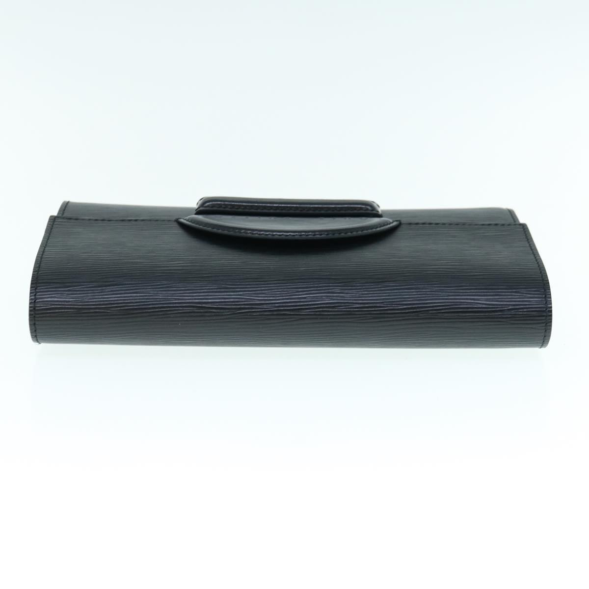 LOUIS VUITTON Epi Chaillot Clutch Bag Black M52542 LV 63064