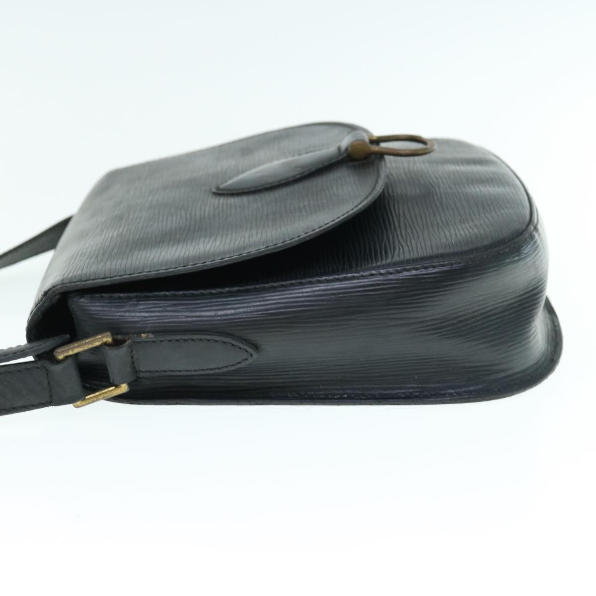 LOUIS VUITTON Epi Saint Cloud GM Shoulder Bag Black M52192 LV 63080