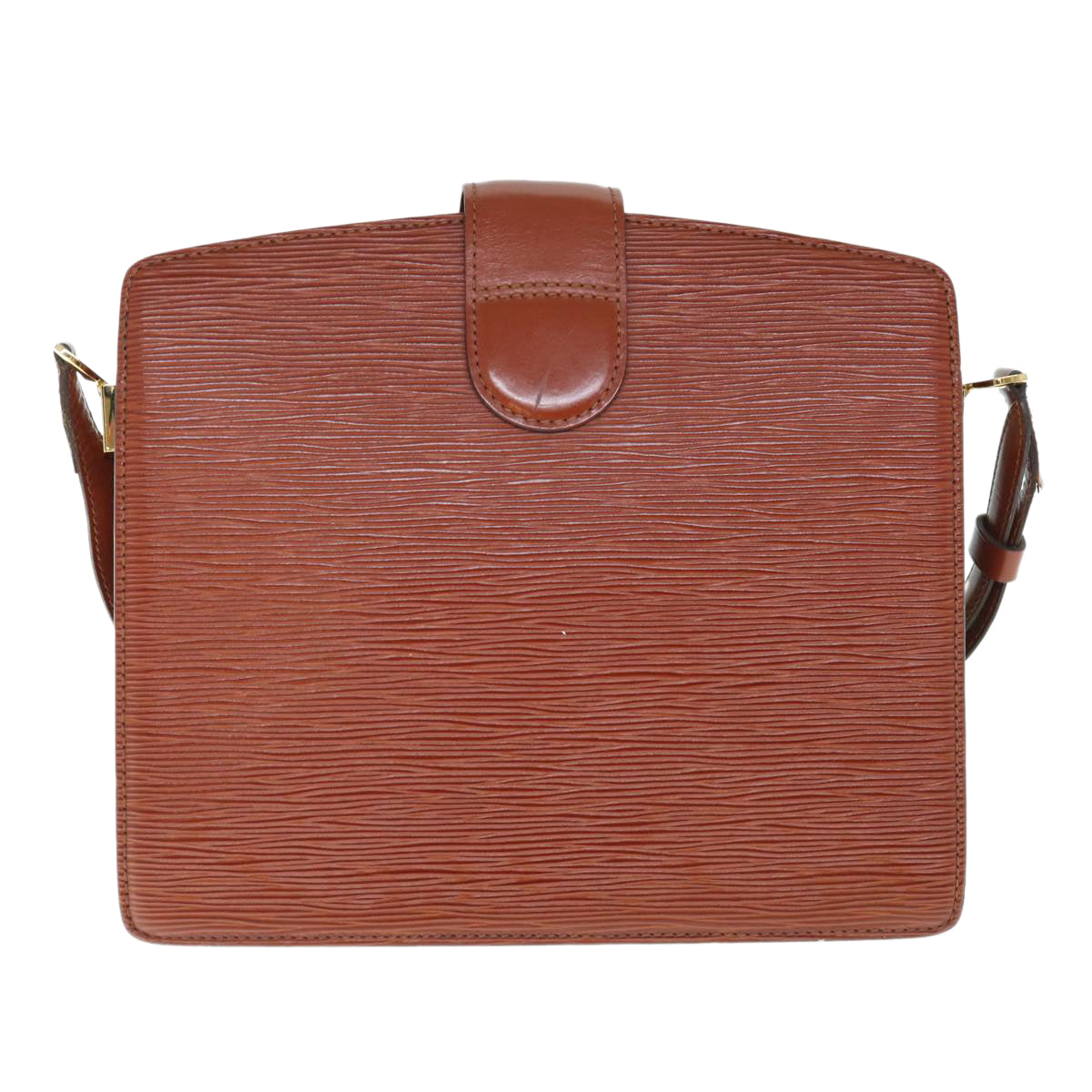 LOUIS VUITTON Epi Capuchin Shoulder Bag Brown M52343 LV 63084