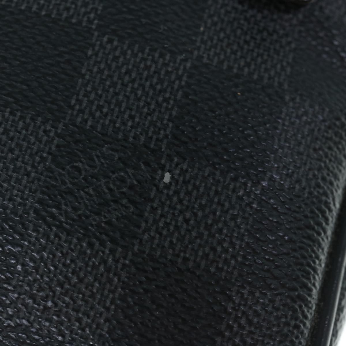 LOUIS VUITTON Damier Graphite Toiletry Pouch Clutch Bag N47625 LV 63088
