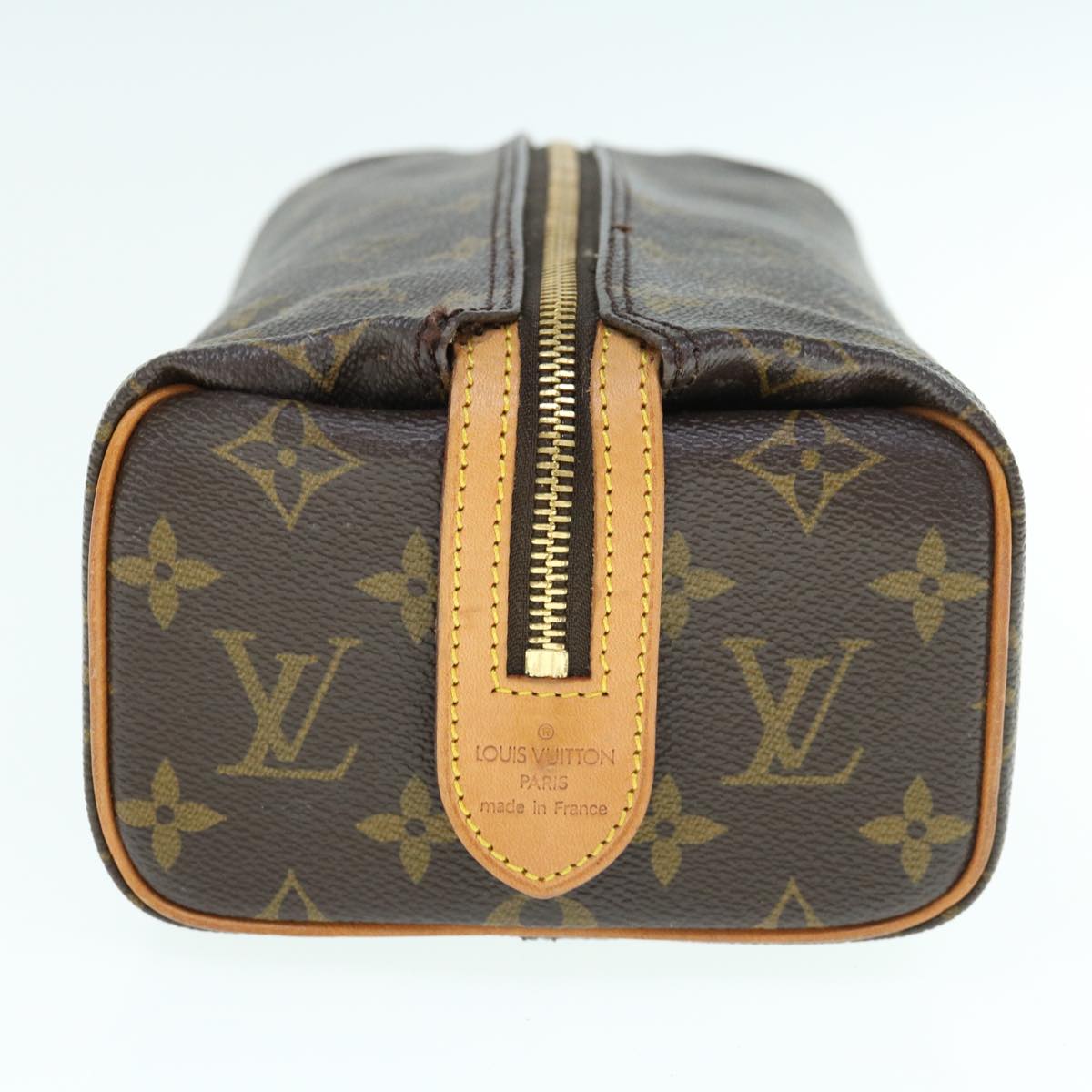 LOUIS VUITTON Monogram Trousse Patte Pression Cosmetic Pouch M47636 63089