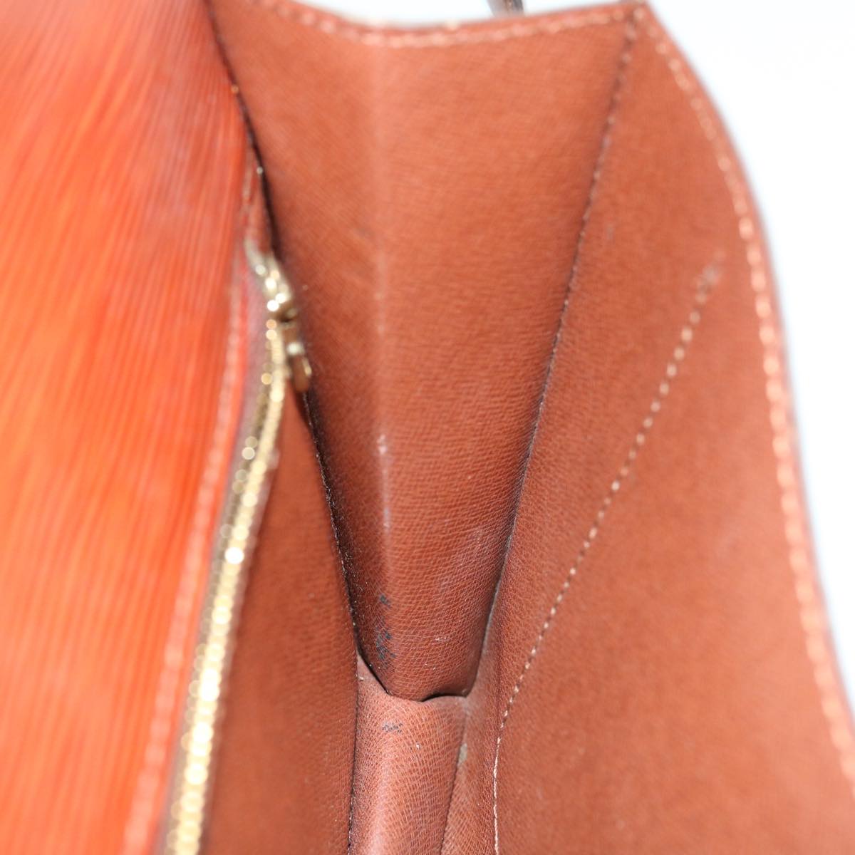 LOUIS VUITTON Epi Biface Hand Bag 2way Brown M52323 LV 63093