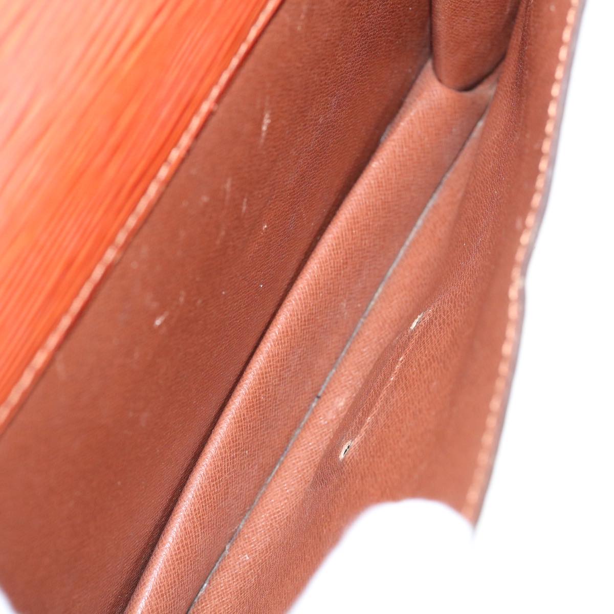 LOUIS VUITTON Epi Biface Hand Bag 2way Brown M52323 LV 63093