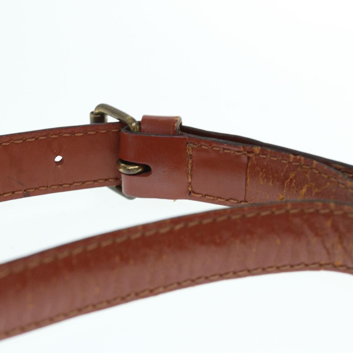 LOUIS VUITTON Epi Biface Hand Bag 2way Brown M52323 LV 63093