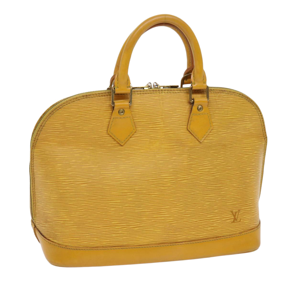 LOUIS VUITTON Epi Alma Hand Bag Tassili Yellow M52149 LV 63105