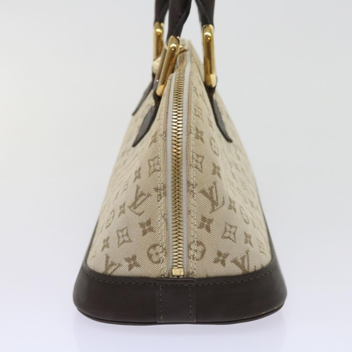 LOUIS VUITTON Monogram Mini Alma Ron Hand Bag Khaki M92206 LV 63106