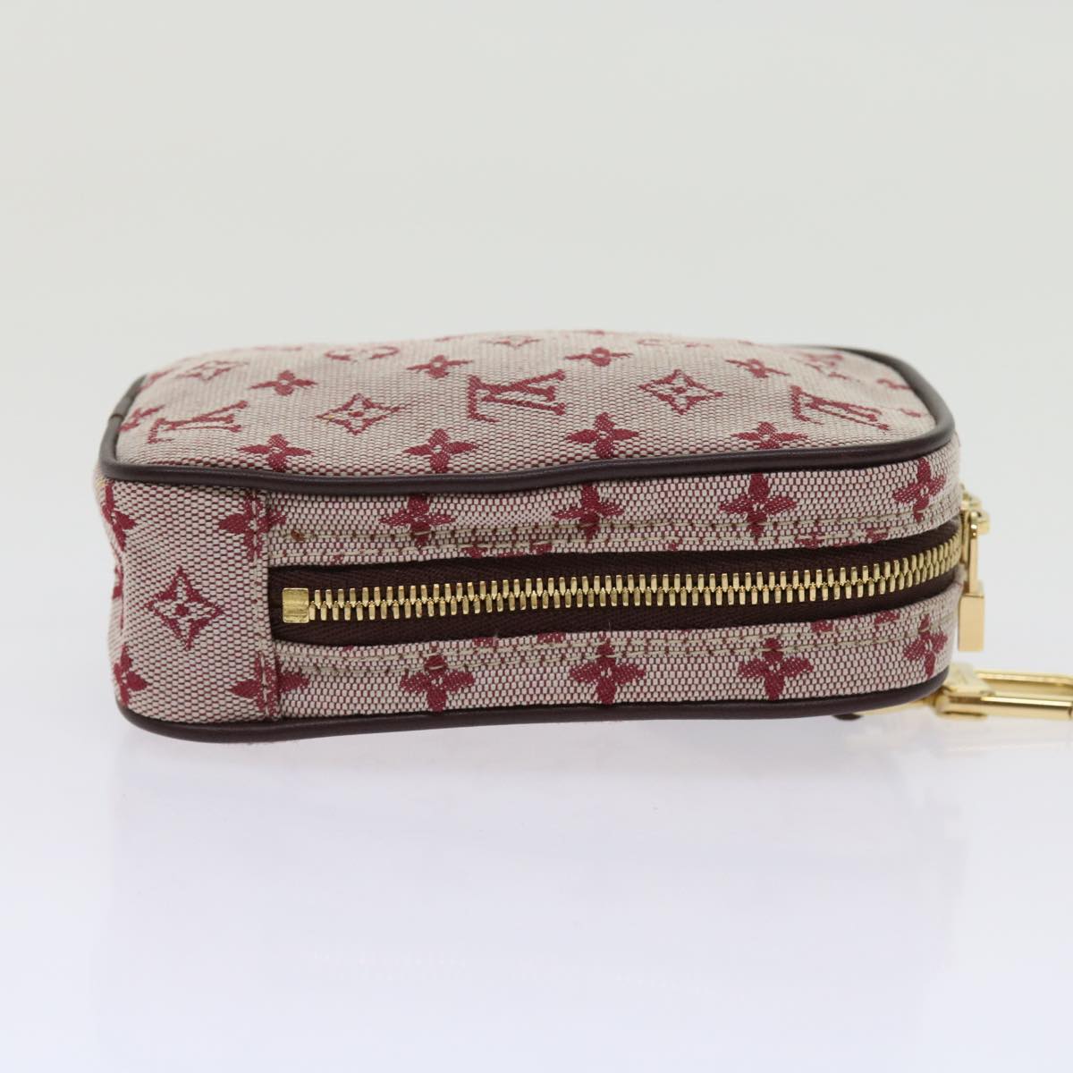 LOUIS VUITTON Monogram Mini Usu Digital Pouch Red M60001 LV 63149