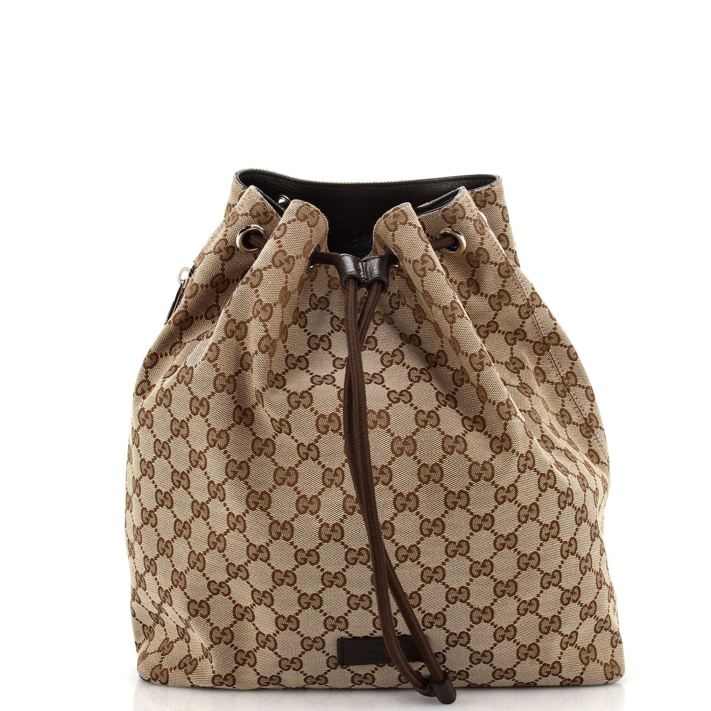 Luxury Gucci Trending 2025 Drawstring Backpack GG Canvas Medium
