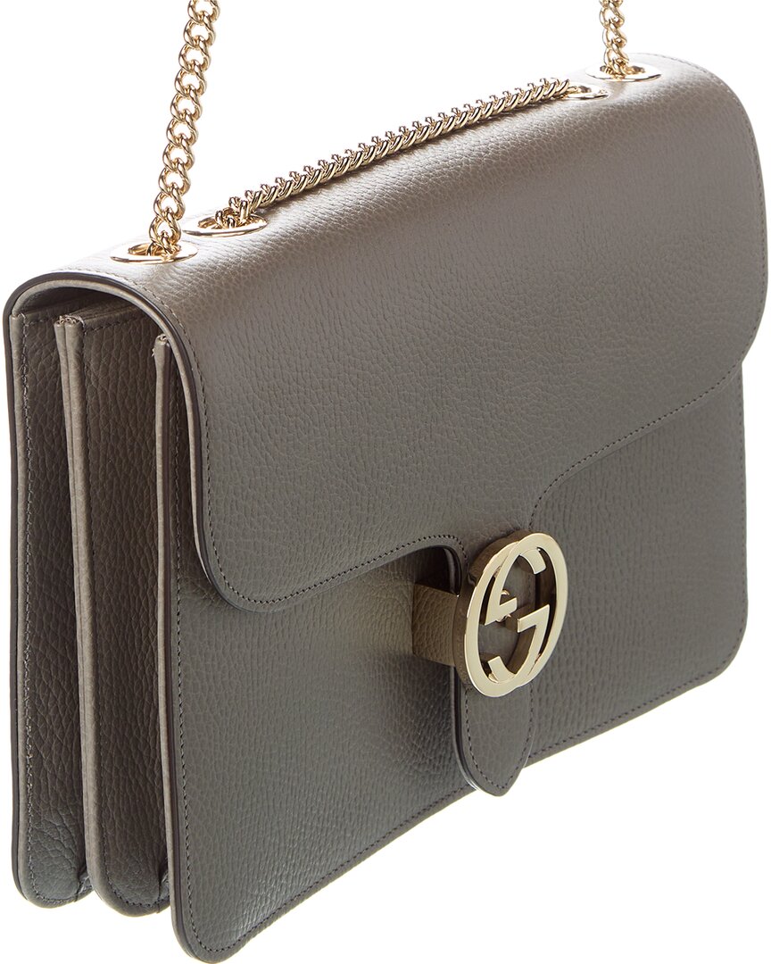 Gucci GG Leather Shoulder Bag