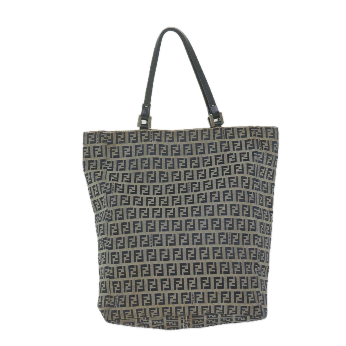 Luxury FendiZucchino Canvas Hand Bag Navy63193