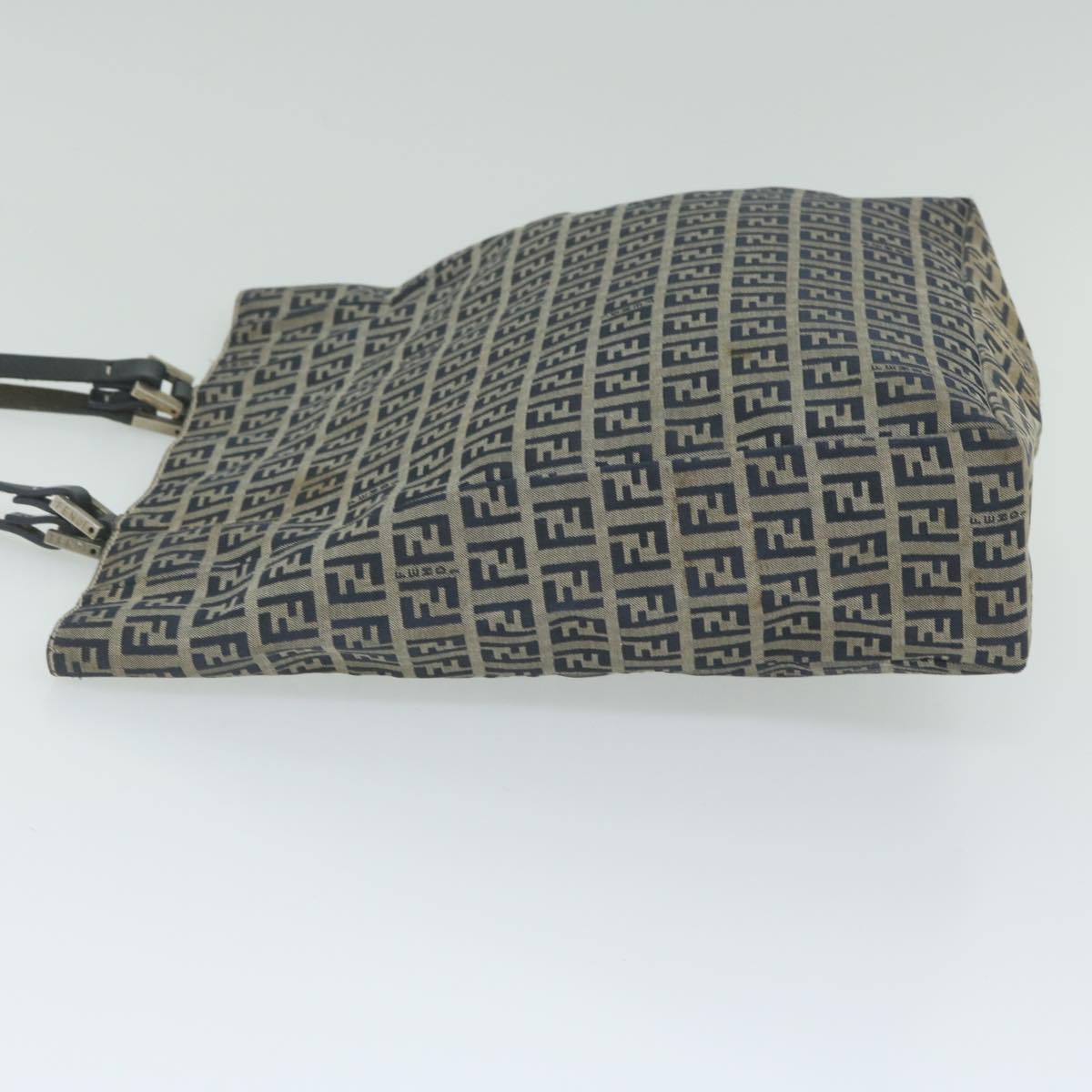 Luxury FendiZucchino Canvas Hand Bag Navy63193