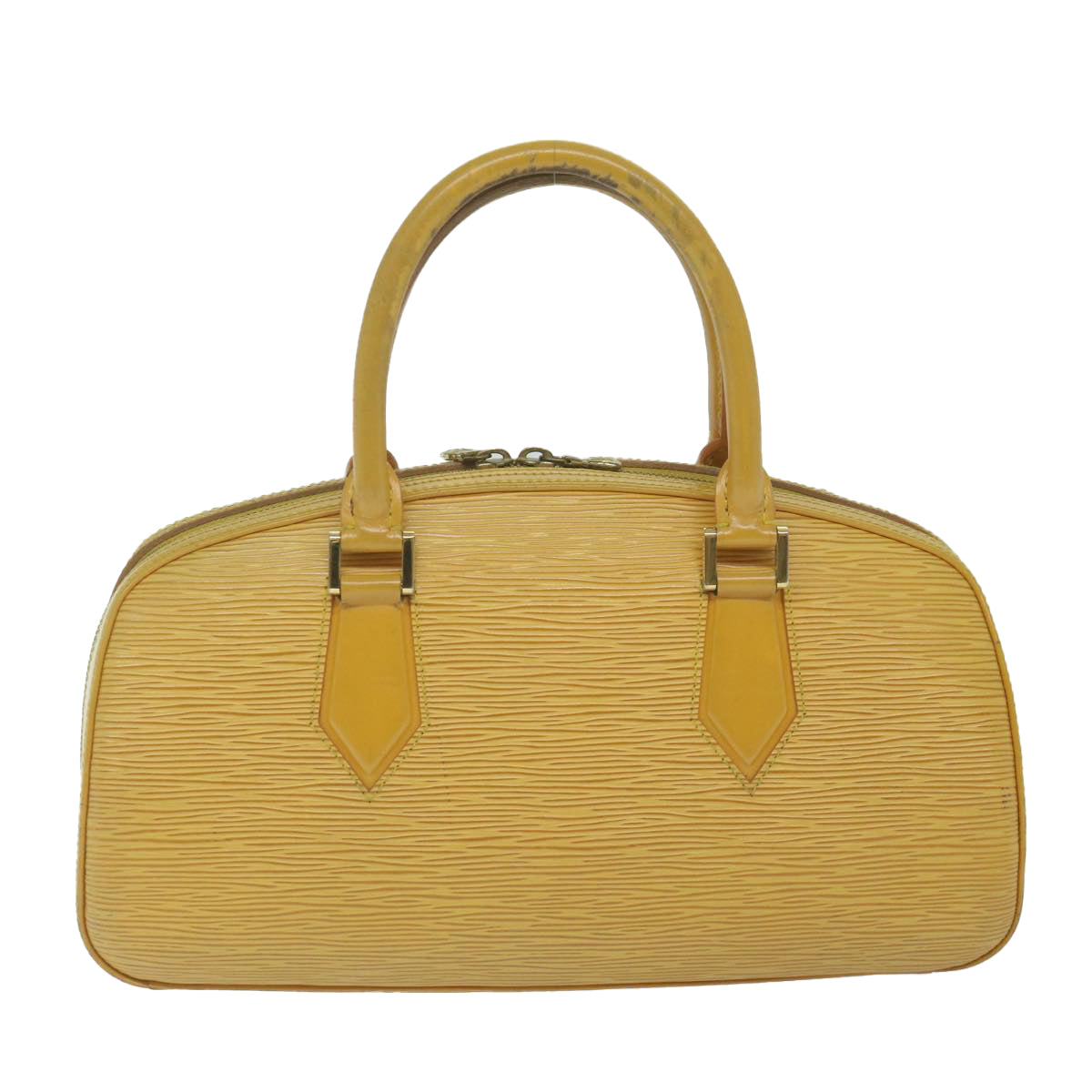 LOUIS VUITTON Epi jasmine Hand Bag Tassili Yellow M52089 LV 63229