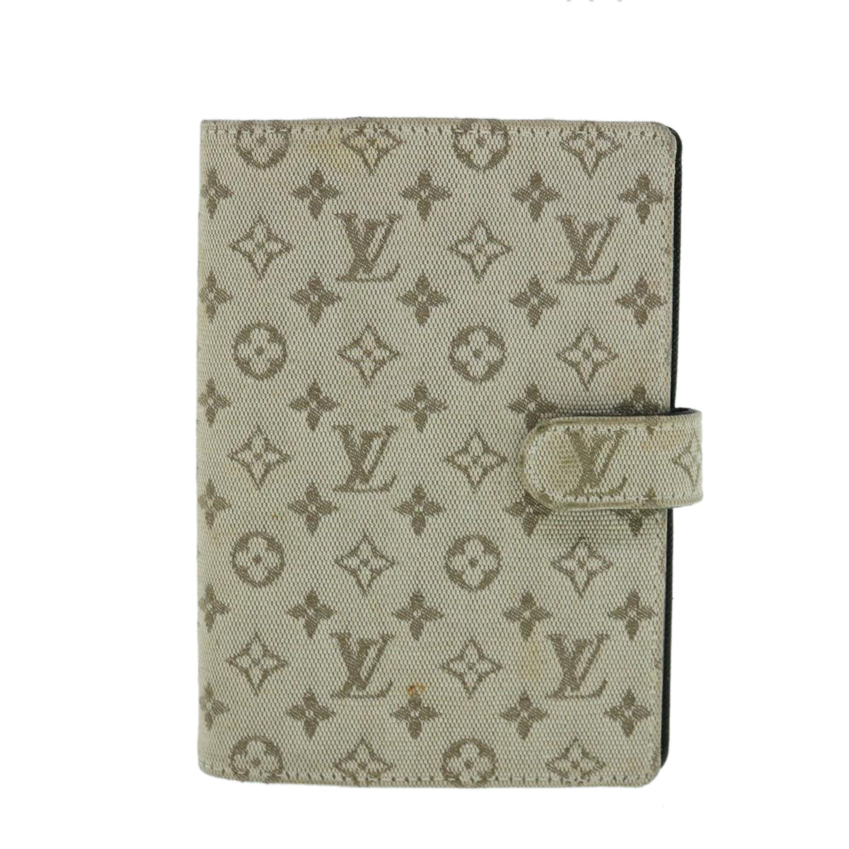 LOUIS VUITTON Monogram Mini Agenda PM Day Planner Cover Khaki R20911 63423