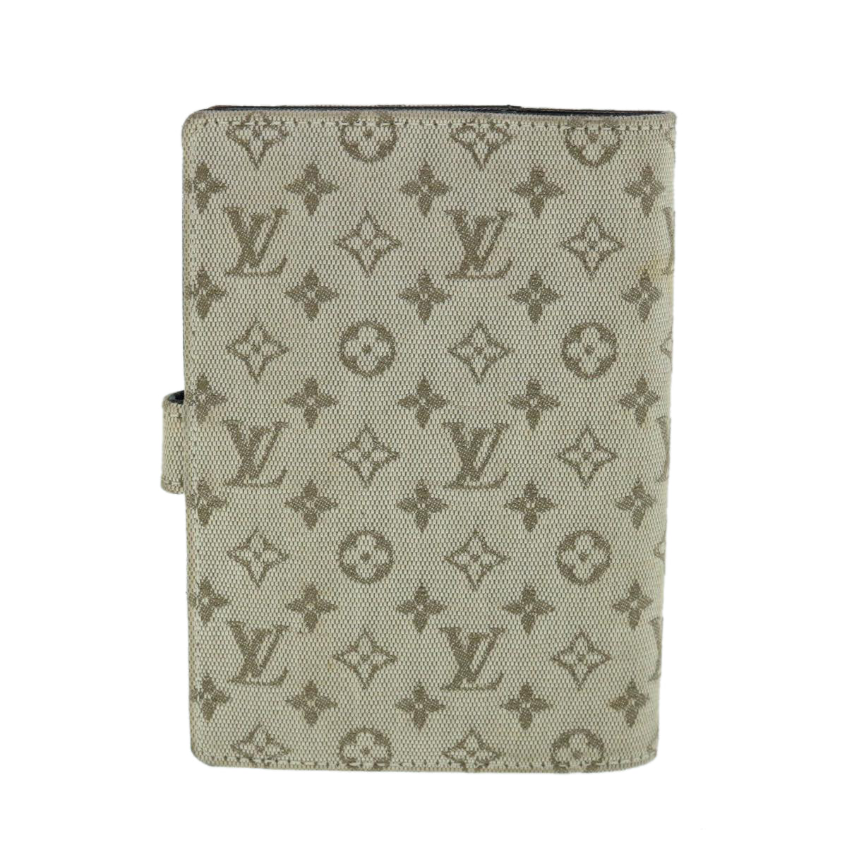LOUIS VUITTON Monogram Mini Agenda PM Day Planner Cover Khaki R20911 63423