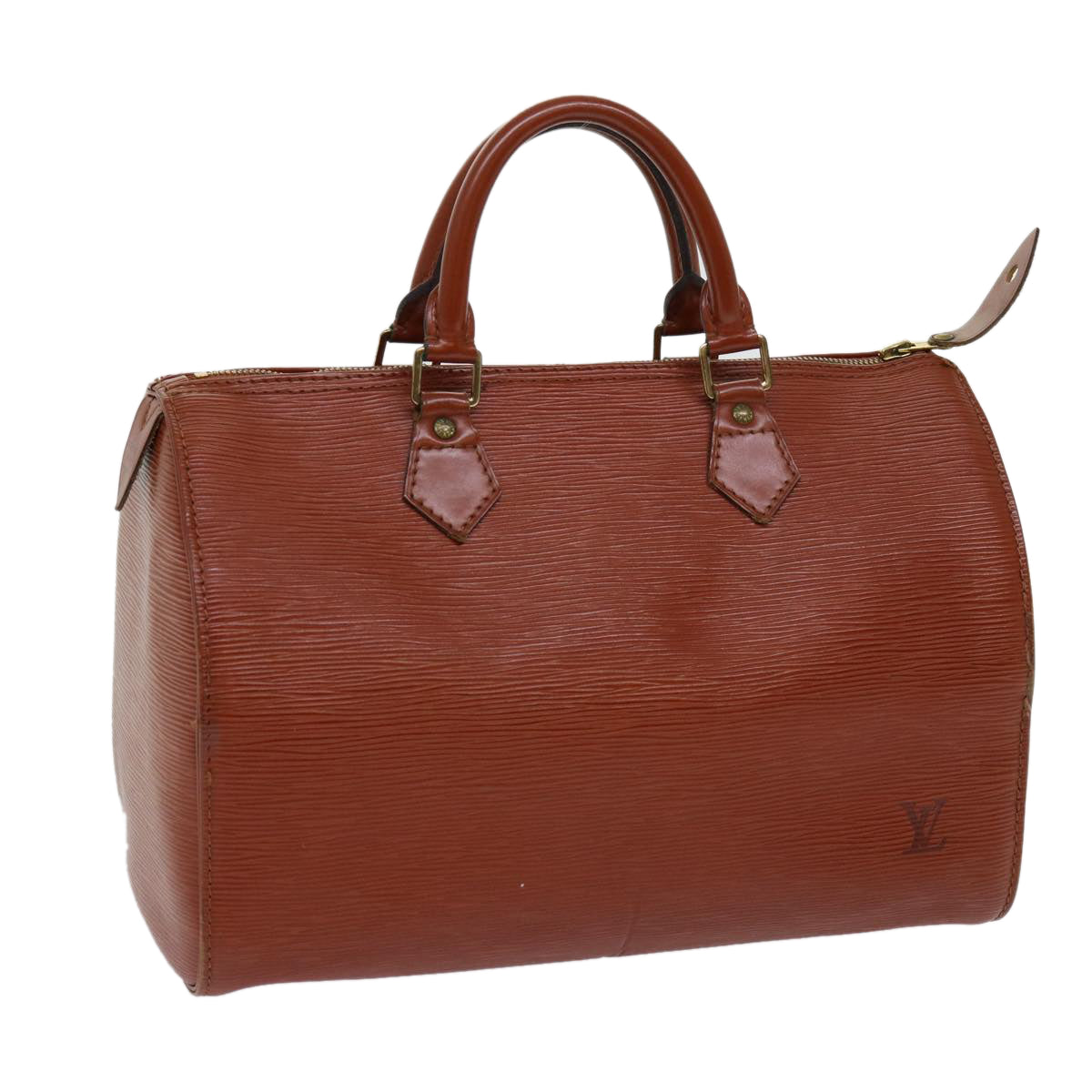 LOUIS VUITTON Epi Speedy 30 Hand Bag Brown M43003 LV 63458