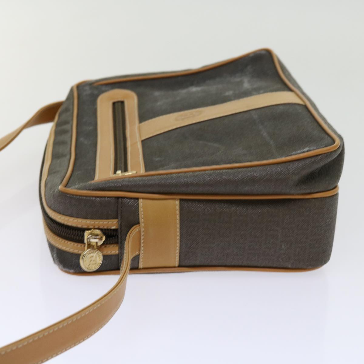 Luxury FendiShoulder Bag Nylon Brown63467